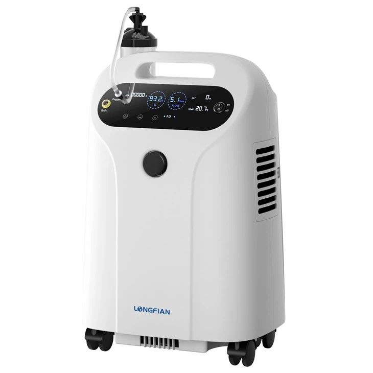 Oxygen Concentrator 93% High Purity Medical 5L Portable With Nebulizer For Hospital & Home Use
